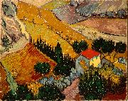 Landscape with House and Ploughman Vincent Van Gogh